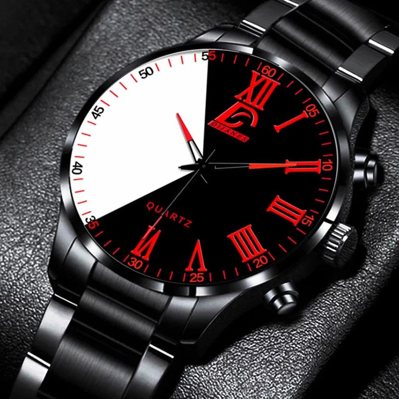 Fashion Mens Minimalist Creative Two-color Splicing Watches Men Business Stainless Steel Quartz Wrist Watch relogio masculino 
Fashion Mens Minimalist Creative Two-color Splicing Watches Men Business Stainless Steel Quartz Wrist Watch relogio masculino