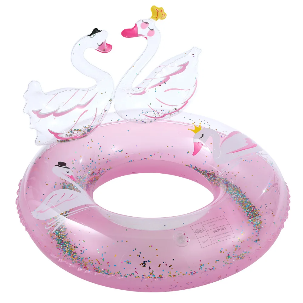 Girls Cute Sequined 3D Swan Inflatable Swimming Ring Pool Floatsing Cartoon Swimming Circle Swimming Pool Party Toy 
Girls Cute Sequined 3D Swan Inflatable Swimming Ring Pool Floatsing Cartoon Swimming Circle Swimming Pool Party Toy