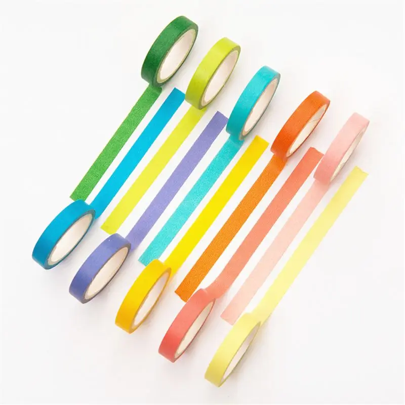 Rainbow Masking Tape Candy Solid DIY Craft Decorative Adhesive Tape Washi Sticker Scrapbooking Fita Adesiva Stationery Papeleria
Rainbow Masking Tape Candy Solid DIY Craft Decorative Adhesive Tape Washi Sticker Scrapbooking Fita Adesiva Stationery Papeleria