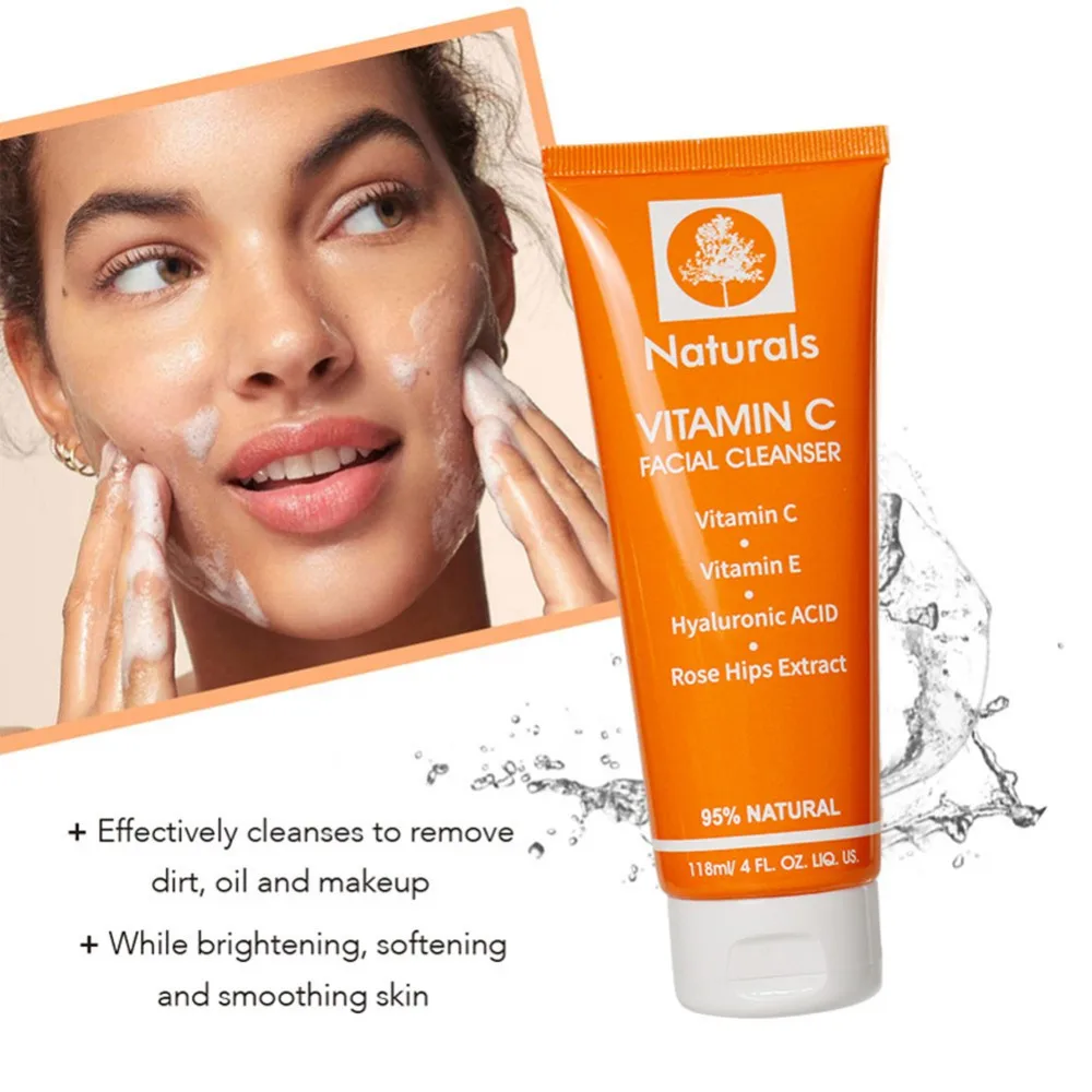 118ml VC Deeply Clean And Nourish Face Wash Refreshing Texture Cleaner Moisturizing Facial Cleanser Oil Control Cleansing
118ml VC Deeply Clean And Nourish Face Wash Refreshing Texture Cleaner Moisturizing Facial Cleanser Oil Control Cleansing