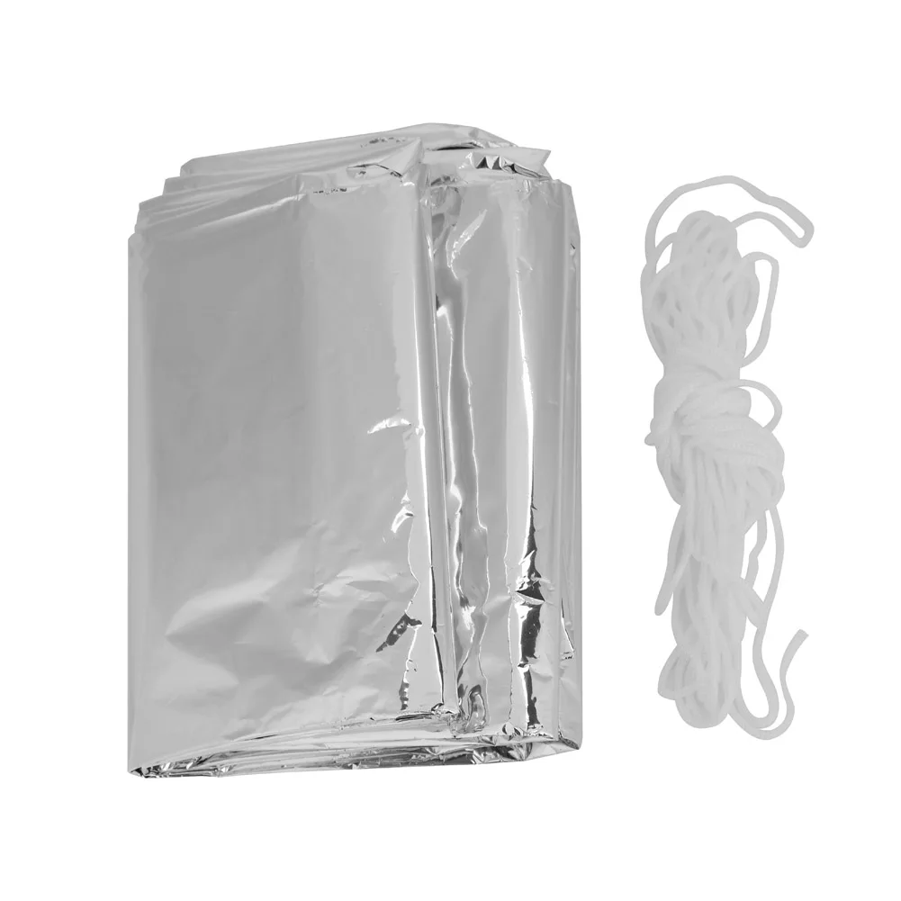 Outdoor Emergency Shelter Blanket Reflective Camping Hiking Survival Portable Tent
Outdoor Emergency Shelter Blanket Reflective Camping Hiking Survival Portable Tent