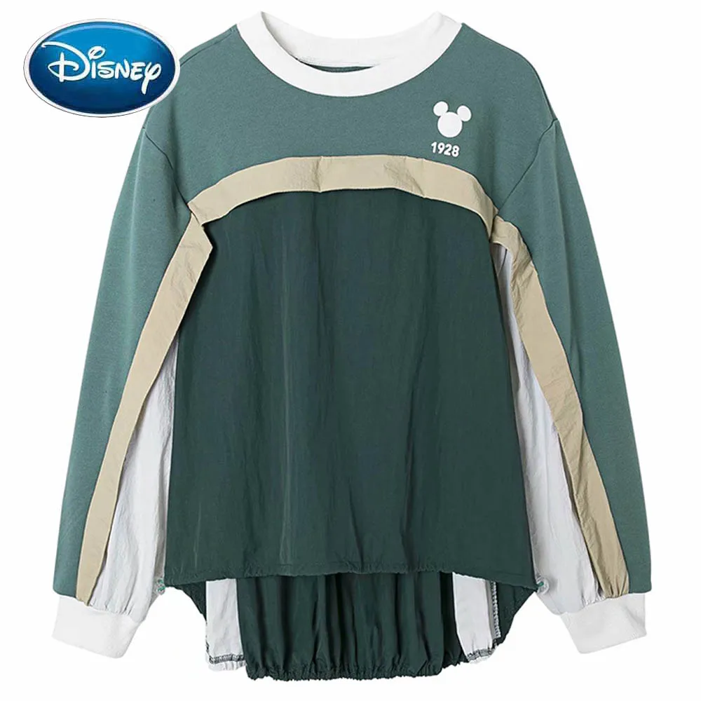 Disney Sweatshirt Fashion Minnie Mickey Mouse Cartoon Print Contrast Color Patchwork Women O-Neck Long Sleeve Loose Tops Female
Disney Sweatshirt Fashion Minnie Mickey Mouse Cartoon Print Contrast Color Patchwork Women O-Neck Long Sleeve Loose Tops Female