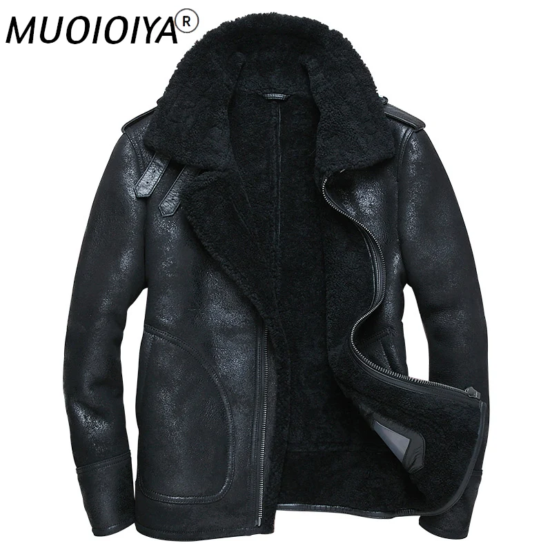 Мужская куртка из натуральной овечьей кожи, с натуральным мехом, WP14D133 MY748
Мужская куртка из натуральной овечьей кожи, с натуральным мехом, WP14D133 MY748