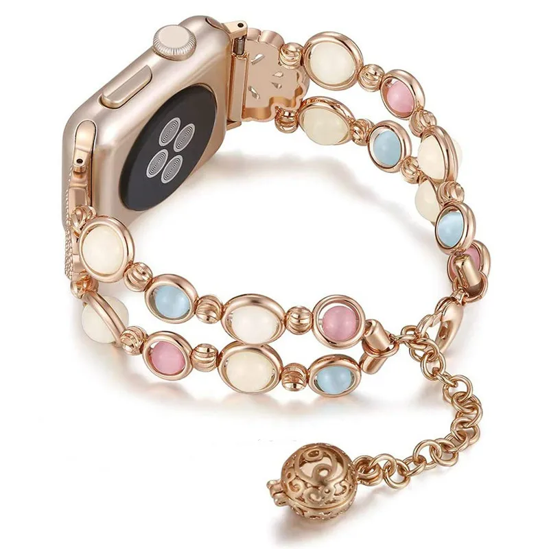 Night Luminous Pearl Watchband for apple watch band 6 5 40/44mm Women Jewelry Metal Strap For iWatch series 4 3 2 38/42mm bands
Night Luminous Pearl Watchband for apple watch band 6 5 40/44mm Women Jewelry Metal Strap For iWatch series 4 3 2 38/42mm bands