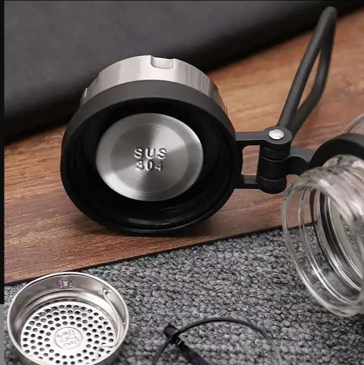 Portable large capacity glass 1500ml outdoor tea water separation tea cup large domestic cup
Portable large capacity glass 1500ml outdoor tea water separation tea cup large domestic cup