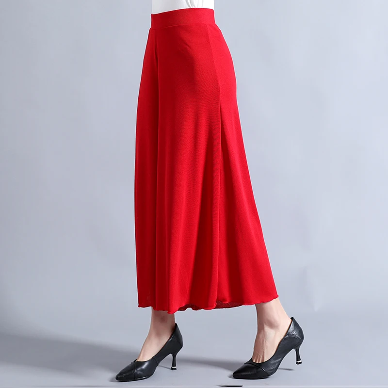 Women High Waist Pants Spring Wide Leg Loose Trousers Female Ankle- Length Skirt Pants Pure Color Trousers
Women High Waist Pants Spring Wide Leg Loose Trousers Female Ankle- Length Skirt Pants Pure Color Trousers