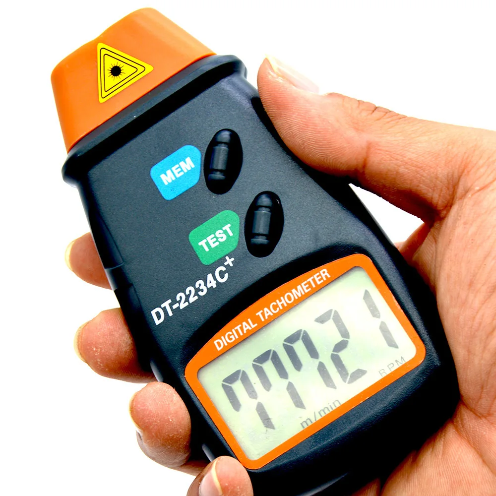 New DT2234C+ Digital Laser Tachometer RPM Meter Non-Contact 2.5RPM-99999RPM LCD Display Speed Meter DT2234C Tester Speed
New DT2234C+ Digital Laser Tachometer RPM Meter Non-Contact 2.5RPM-99999RPM LCD Display Speed Meter DT2234C Tester Speed