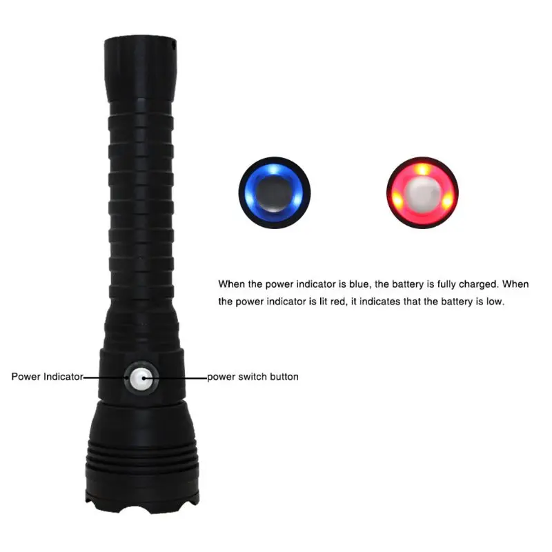 XHP XHP 70 Portable LED Diving Waterproof Underwater 100M White Light 4000 Lumens 26650 Battery Lanterna Torch Camping Hiking
XHP XHP 70 Portable LED Diving Waterproof Underwater 100M White Light 4000 Lumens 26650 Battery Lanterna Torch Camping Hiking