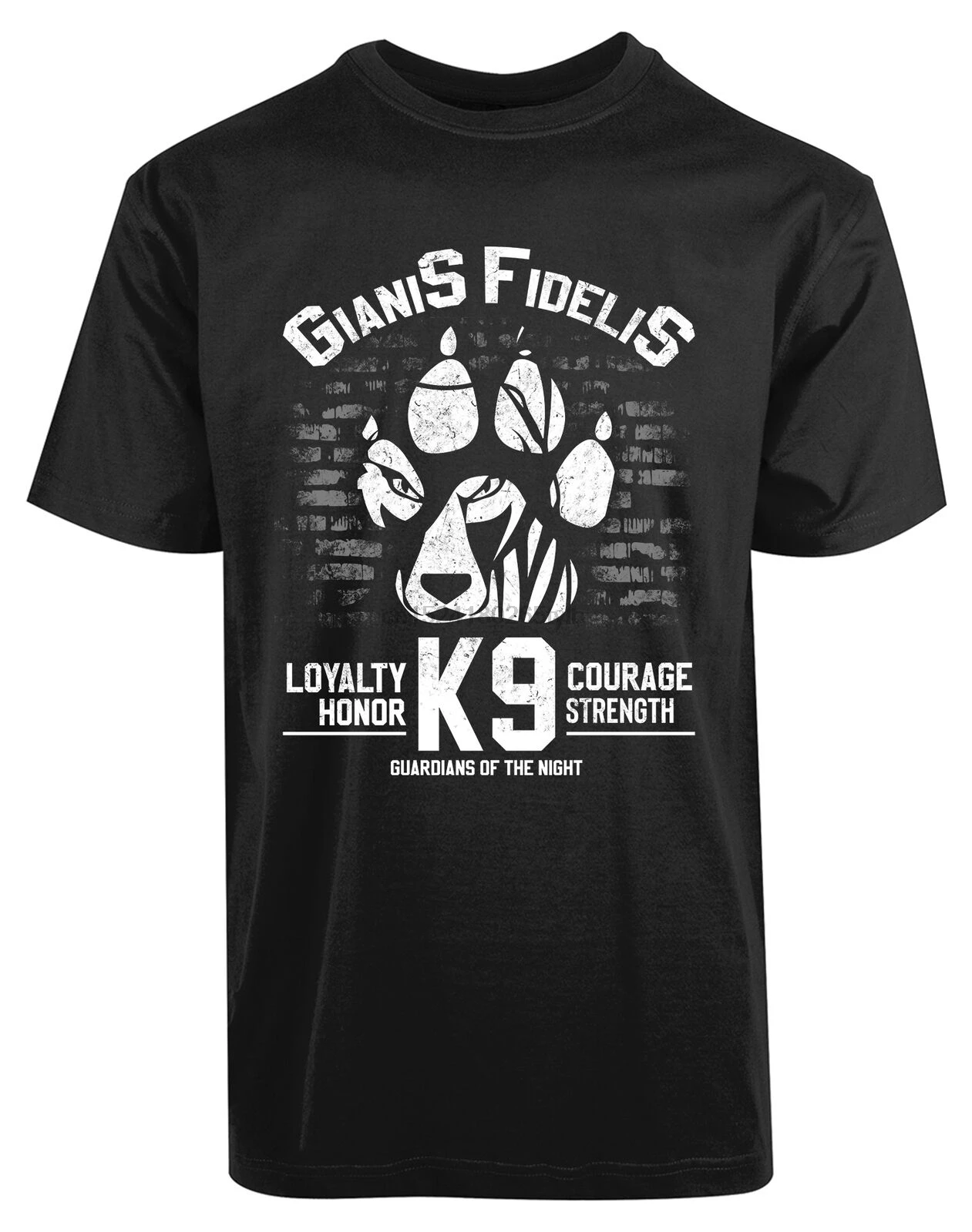 Gianis Fidelis K9 стражи ночное новые мужские рубашки животных из мультфильмов Топ Lover Tee