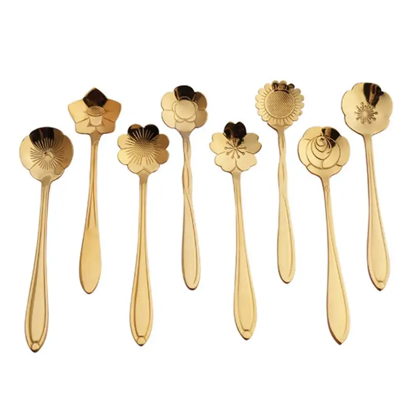 Flower Coffee Spoon Stainless Steel Floral Tea Spoon Dessert Spoon Watermelon Spoon Ice Cream Spoon Coffeeware Coffee Scoops
Flower Coffee Spoon Stainless Steel Floral Tea Spoon Dessert Spoon Watermelon Spoon Ice Cream Spoon Coffeeware Coffee Scoops