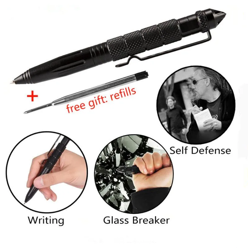 Outdoor Multi Tools Hiking Breaker Self Defense With Writing Multipurpose Aluminum Alloy Tactical Pen Emergency Glass Breaker
Outdoor Multi Tools Hiking Breaker Self Defense With Writing Multipurpose Aluminum Alloy Tactical Pen Emergency Glass Breaker