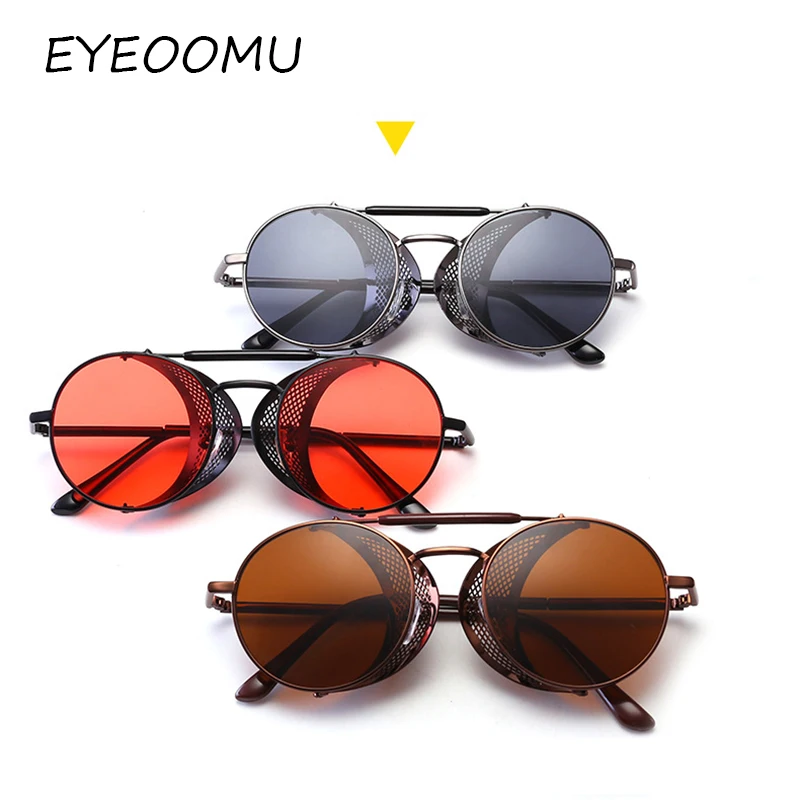 2021 Steampunk Round Metal Sunglasses Men Women Vintage Sun Glasses UV400 Luxury Brand Designed Ladies Gothic Party Gafas De Sol
2021 Steampunk Round Metal Sunglasses Men Women Vintage Sun Glasses UV400 Luxury Brand Designed Ladies Gothic Party Gafas De Sol