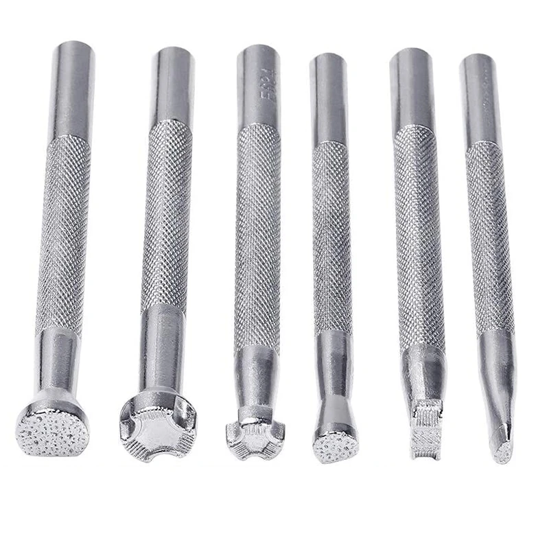 6Pcs Leather Stamping Tools Leather Working Saddle Making Stamps Set Special Shape Stamp Punch Set Leather Craft Tools
6Pcs Leather Stamping Tools Leather Working Saddle Making Stamps Set Special Shape Stamp Punch Set Leather Craft Tools