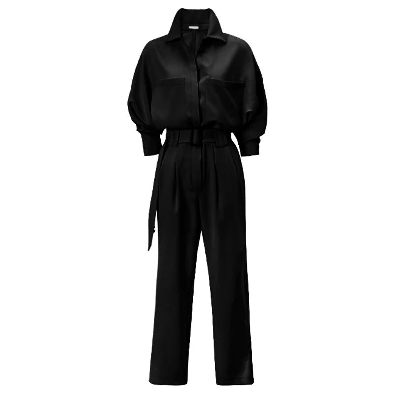 Lautaro Beige black long loose jumpsuit women belt long sleeve Plus size jumpsuits for women 2020 One piece shirt jumpsuit women
Lautaro Beige black long loose jumpsuit women belt long sleeve Plus size jumpsuits for women 2020 One piece shirt jumpsuit women