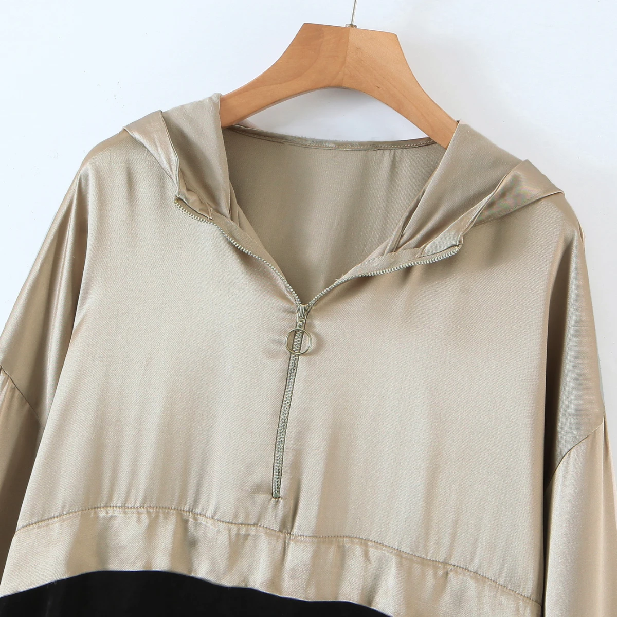 Wome's Velvet Tracksuit Patchwork Hoodies Casual Long Sleeve Splicing Pullover Loose Sweatshirts With Drawstring Manteau ZL067
Wome's Velvet Tracksuit Patchwork Hoodies Casual Long Sleeve Splicing Pullover Loose Sweatshirts With Drawstring Manteau ZL067