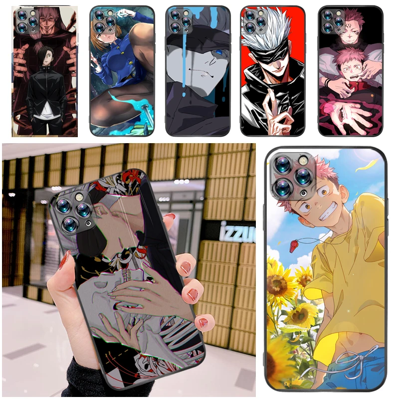 Jujutsu Kaisen Fushiguro Megumi Yuji Itadori Satoru Gojo Sukuna Phone Case For iPhone 12 Pro MAX Mini SE 2020 Carcasa Coque
Jujutsu Kaisen Fushiguro Megumi Yuji Itadori Satoru Gojo Sukuna Phone Case For iPhone 12 Pro MAX Mini SE 2020 Carcasa Coque