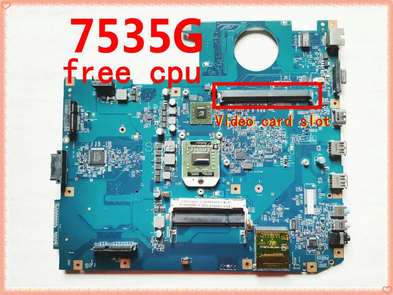 Материнская плата для ноутбука Acer Aspire 7535 7535G ddr2 Socket S1 со слотом для графической карты 7535. 4ce01. 021
Материнская плата для ноутбука Acer Aspire 7535 7535G ddr2 Socket S1 со слотом для графической карты 7535. 4ce01. 021