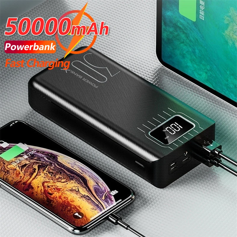 50000mAh Mobile Power One-way Fast Charging External Battery Digital Flashlight Fast Charging Portable Power Bank for Xiaomi mi
50000mAh Mobile Power One-way Fast Charging External Battery Digital Flashlight Fast Charging Portable Power Bank for Xiaomi mi