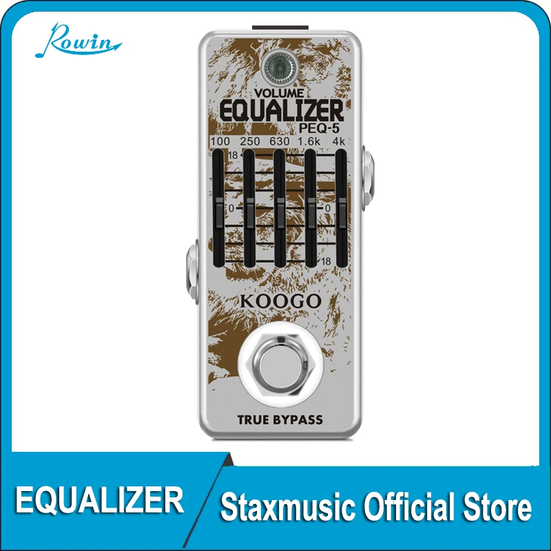 Koogo LEF-317A Guitar EQ Педальный эффект Регулировка тона для достижения желаемого эффекта
Koogo LEF-317A Guitar EQ Педальный эффект Регулировка тона для достижения желаемого эффекта