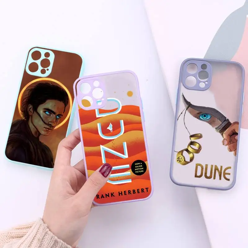DUNE Phone Case For iPhone 13 12 11 Mini Pro XR XS Max 7 8 Plus X Matte transparent Purple Back Cover
DUNE Phone Case For iPhone 13 12 11 Mini Pro XR XS Max 7 8 Plus X Matte transparent Purple Back Cover