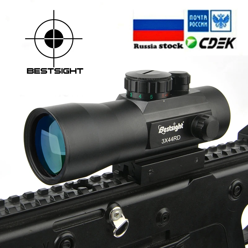 BESTSIGHT 3X44 Holographic Sight Red Dot Sight Scope Tactical Riflescope Fit 11mm/20mm Rail Mount Hunting Scopes 
BESTSIGHT 3X44 Holographic Sight Red Dot Sight Scope Tactical Riflescope Fit 11mm/20mm Rail Mount Hunting Scopes
