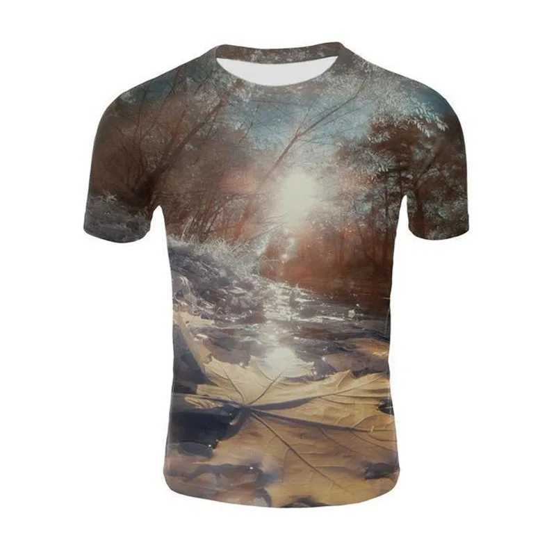 Summer 3D Casual Men's and Women's T-Shirt Short-sleeved Round Neck Street Hip-Hop Sports Top 2021 Beautiful Scenery Clothes
Summer 3D Casual Men's and Women's T-Shirt Short-sleeved Round Neck Street Hip-Hop Sports Top 2021 Beautiful Scenery Clothes