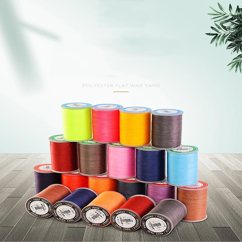55m Waxed Thread Cotton polyester Hand Knitting String Strap Necklace Rope Bead Sewing Craft for Leather Caft Stitching 0.8
55m Waxed Thread Cotton polyester Hand Knitting String Strap Necklace Rope Bead Sewing Craft for Leather Caft Stitching 0.8