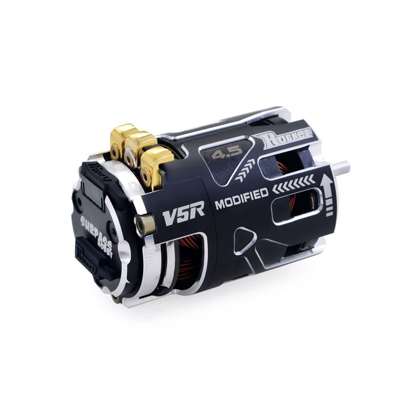 SURPASS HOBBY Rocket Combo Set V5R-4.5 SPEC Sensored Brushless Motor + 160A TS ESC Speed Controllers
SURPASS HOBBY Rocket Combo Set V5R-4.5 SPEC Sensored Brushless Motor + 160A TS ESC Speed Controllers