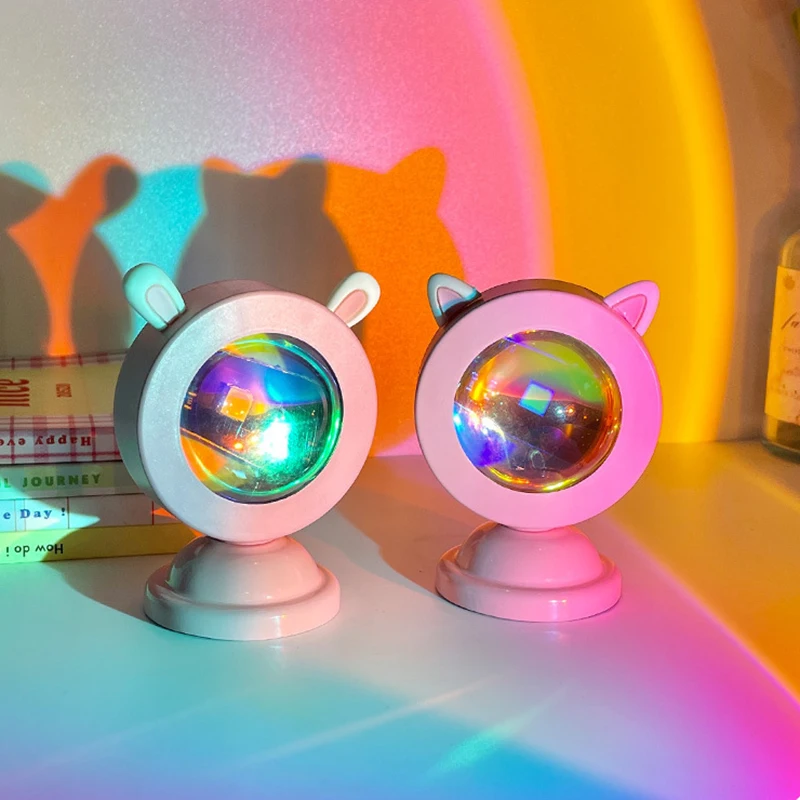 Sunset Lamp USB Rainbow Projector Atmosphere Night Light Home Decoration Photography Lighting Coffee Shop Wall Decor Lights
Sunset Lamp USB Rainbow Projector Atmosphere Night Light Home Decoration Photography Lighting Coffee Shop Wall Decor Lights