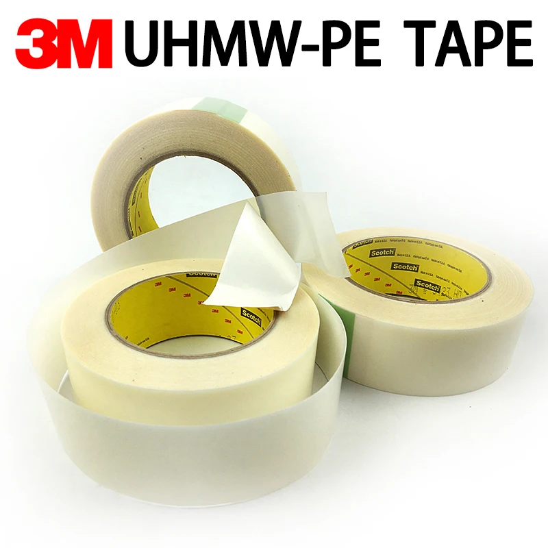 

3M 5423 UHMW PE Film Tape Reducing Wear Mechanical Equipment thick 0.28mm width 5-50mm