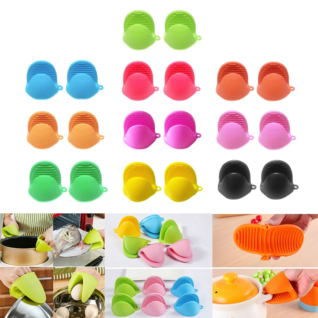 Silicone Pinch Mitts (2 Pack) for Kitchen Use as Potholder Baking Holder Mini Oven Mitts Kitchen Silicone Gloves Heat Resistant
Silicone Pinch Mitts (2 Pack) for Kitchen Use as Potholder Baking Holder Mini Oven Mitts Kitchen Silicone Gloves Heat Resistant