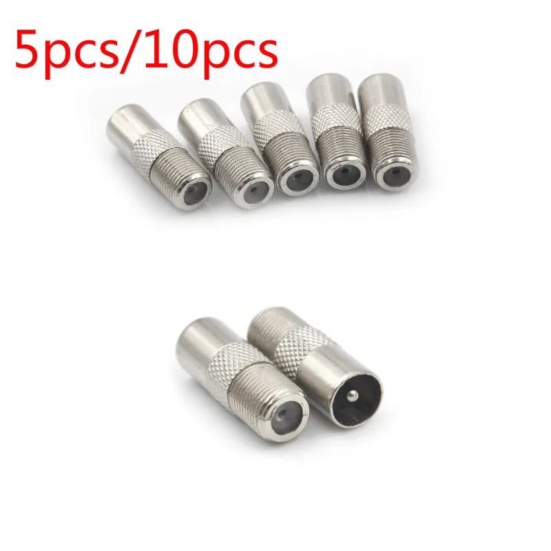 5/10pcs STB Quick Plug RF Coax F Female To RF Male Connector TV Antenna Coaxial Connector F Connector TV Coaxial plug
5/10pcs STB Quick Plug RF Coax F Female To RF Male Connector TV Antenna Coaxial Connector F Connector TV Coaxial plug