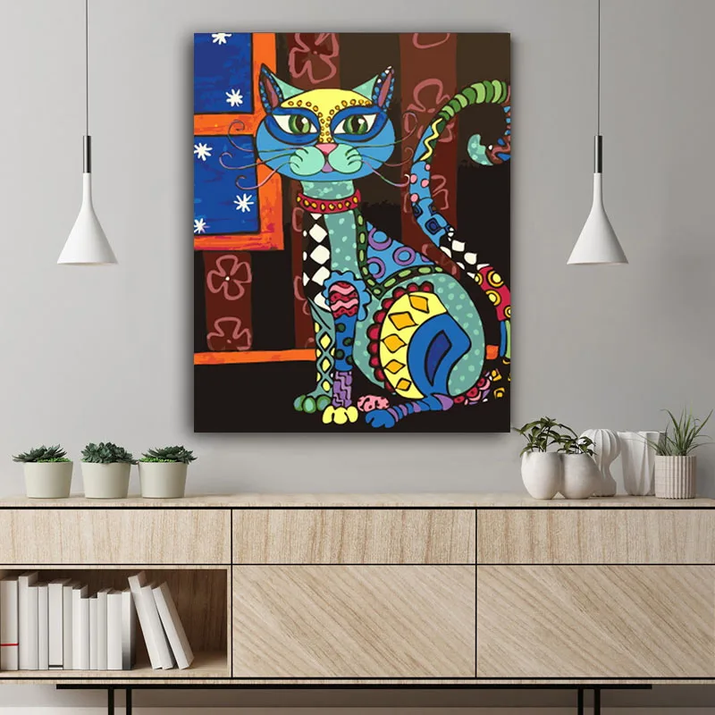 DIY colorings pictures by numbers with Color of the cat picture drawing painting by numbers framed Home
DIY colorings pictures by numbers with Color of the cat picture drawing painting by numbers framed Home