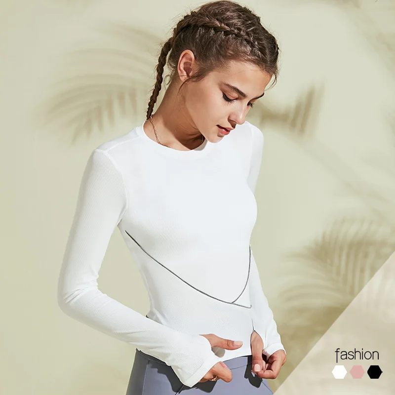 New Casual Skinny Yoga Clothes Women's Quick-Drying Thin Fitness Clothes Night Running T-shirt Long Sleeve Sportswear
New Casual Skinny Yoga Clothes Women's Quick-Drying Thin Fitness Clothes Night Running T-shirt Long Sleeve Sportswear