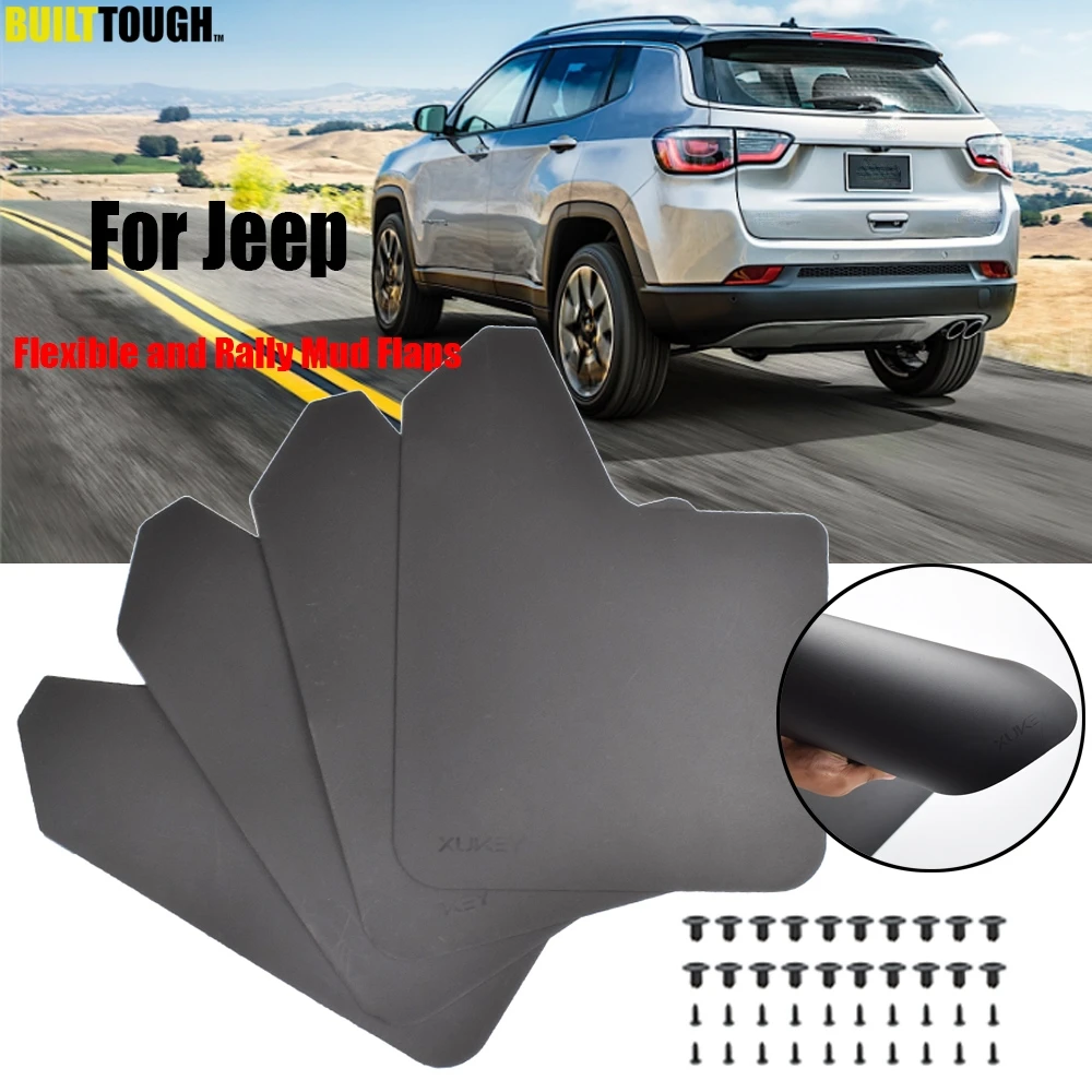 4x Брызговики для Jeep Renegade Wrangler гладиаторы Grand Cherokee компасы Liberty Commander|Грязезащита| |