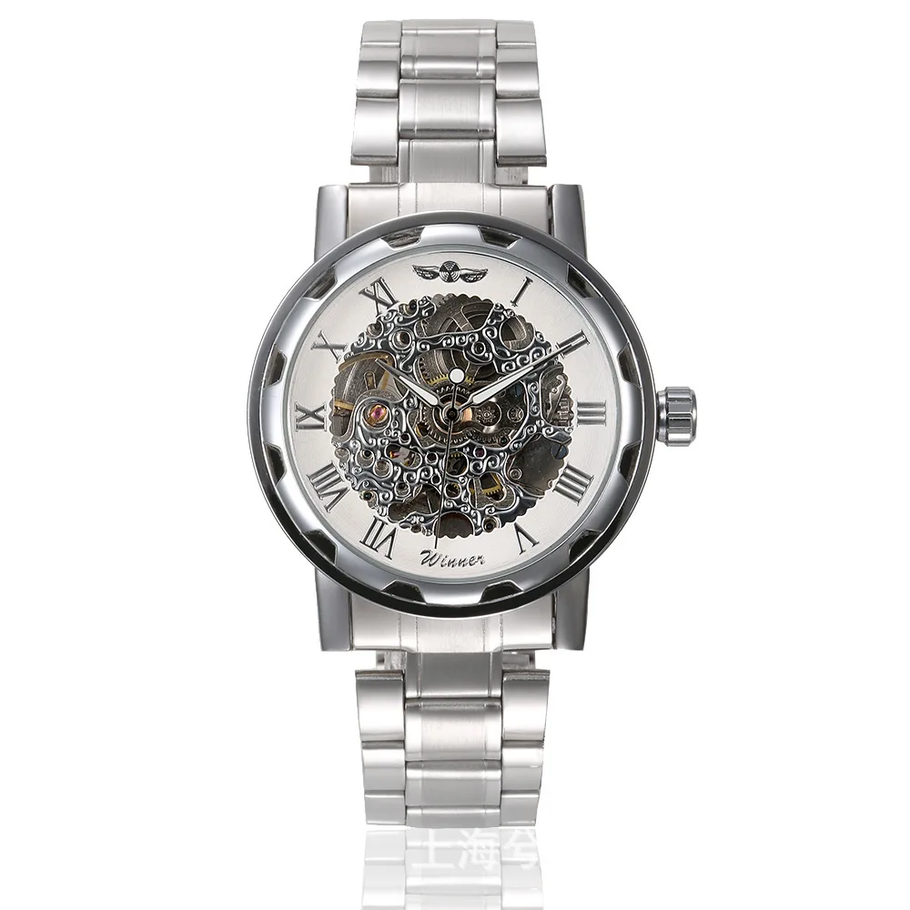 winner001 Men's Roman Digital Hollow Manual Mechanical Watch Fashion Men's Business Mechanical Watch
winner001 Men's Roman Digital Hollow Manual Mechanical Watch Fashion Men's Business Mechanical Watch