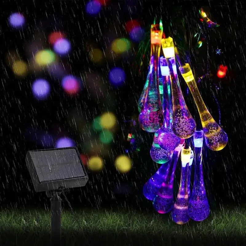 Solar String Light 50LED Water Drop Fairy Lights Christmas Wedding party Garland Decoration Solar Lamp Garden Outdoor Waterproof
Solar String Light 50LED Water Drop Fairy Lights Christmas Wedding party Garland Decoration Solar Lamp Garden Outdoor Waterproof