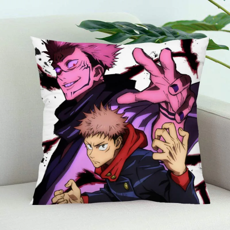 Jujutsu Kaisen Pillow Cover Bedroom Home Office Decorative Pillowcase Square Zipper Pillow Cases Satin Soft
Jujutsu Kaisen Pillow Cover Bedroom Home Office Decorative Pillowcase Square Zipper Pillow Cases Satin Soft