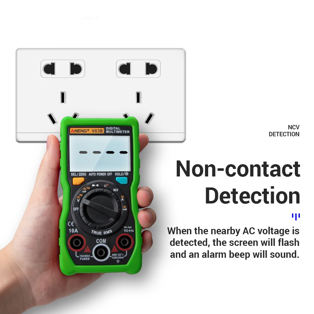 Digital Multimeter LCD Analog Tester 4000 Counts Multimetro EsrMeter Multimeter Auto Power Off Peak Auto Meter V03B
Digital Multimeter LCD Analog Tester 4000 Counts Multimetro EsrMeter Multimeter Auto Power Off Peak Auto Meter V03B