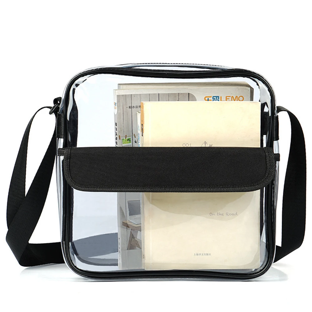 Clear Crossbody Messenger Shoulder Bag with Zipper Closure Adjustable Strap Stadium Approved Clear Bags For Women and Men
Clear Crossbody Messenger Shoulder Bag with Zipper Closure Adjustable Strap Stadium Approved Clear Bags For Women and Men
