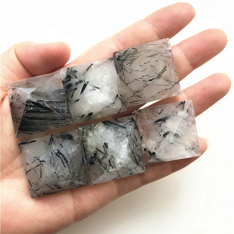 3-3.5cm Natural Black Tourmaline Pyramid Crystal Energy Point Meditation Decoration 1pc
3-3.5cm Natural Black Tourmaline Pyramid Crystal Energy Point Meditation Decoration 1pc