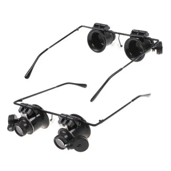 Eyeglasses Jeweler 20X Magnifier Magnifying LED Loupe Magnifying Loupe LED Glasses Glasses
Eyeglasses Jeweler 20X Magnifier Magnifying LED Loupe Magnifying Loupe LED Glasses Glasses