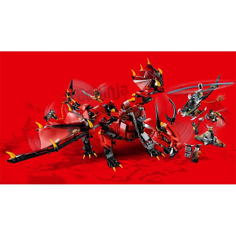 NINJAGO Red Dragon Movie Action Figures Firstbourne Hunter Copter Model Building Blocks Bricks toy kids gift
NINJAGO Red Dragon Movie Action Figures Firstbourne Hunter Copter Model Building Blocks Bricks toy kids gift