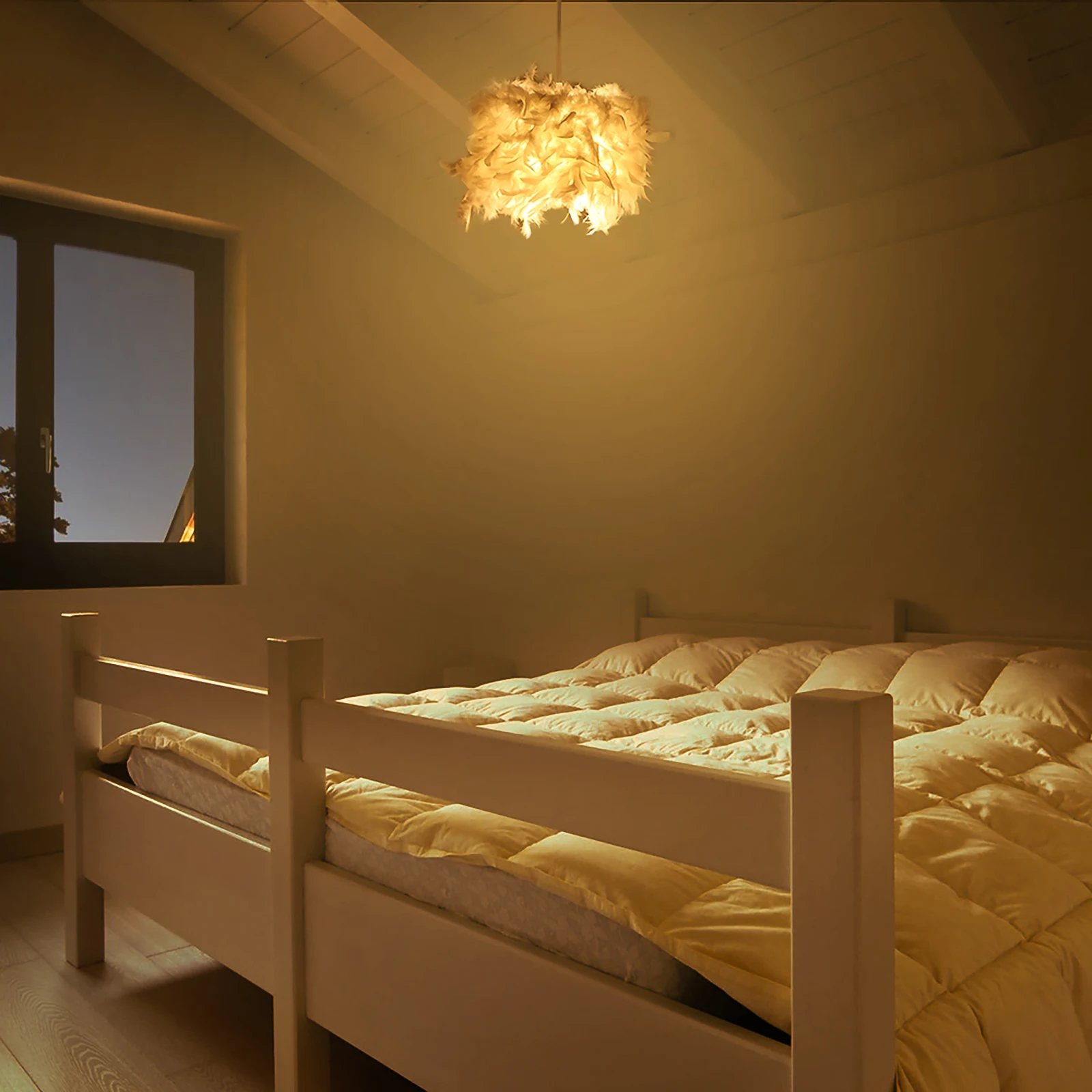 Modern Luxury Feather Droplight Romantic Hanging Dome Lamp Lamparas Pendant Luminaria Chandelier For Living Room Bedroom 
Modern Luxury Feather Droplight Romantic Hanging Dome Lamp Lamparas Pendant Luminaria Chandelier For Living Room Bedroom