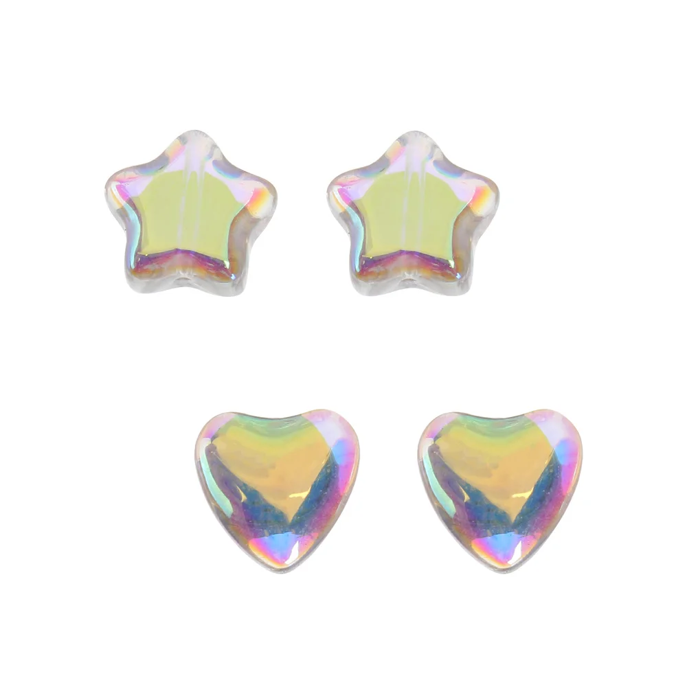 4PCS Delicate Rotating Nail Art Decor Loving Heart Star Rotatable Nail Ornament 
4PCS Delicate Rotating Nail Art Decor Loving Heart Star Rotatable Nail Ornament