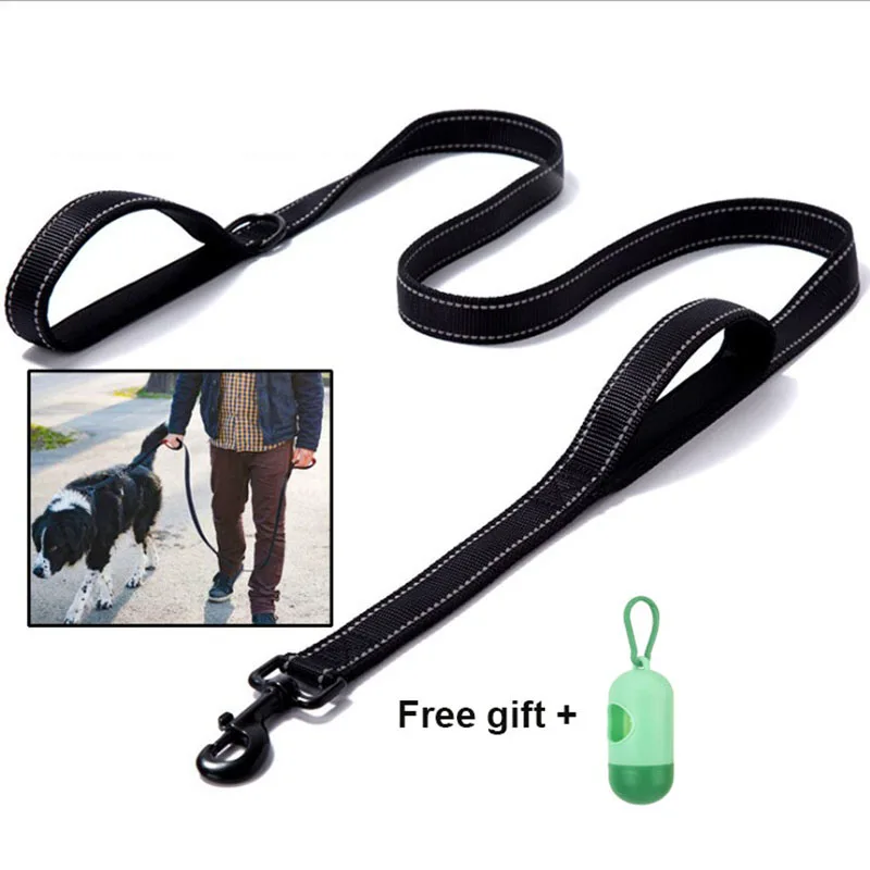 Reflective Dog Leash Double Handle Control Padded Heavy Duty Dog Harness Leash Rope Double Handles Control Safety Collar Leashes
Reflective Dog Leash Double Handle Control Padded Heavy Duty Dog Harness Leash Rope Double Handles Control Safety Collar Leashes