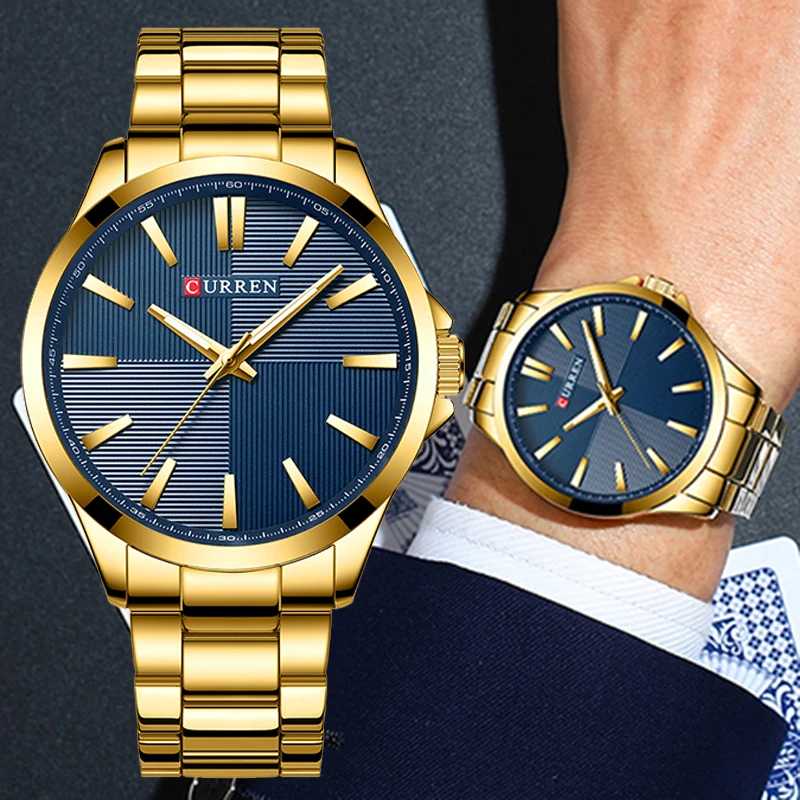 CURREN Luxury Fashion Stainless Steel Men Watches Casual Military Army Quartz Watch Men Sport Waterproof Male Clock часы мужские
CURREN Luxury Fashion Stainless Steel Men Watches Casual Military Army Quartz Watch Men Sport Waterproof Male Clock часы мужские