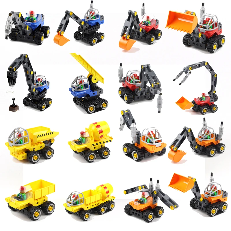 5IN1 Deformation Bricks Construction vehicle Car Model Compatible Duploed Building Blocks toys for children gifts
5IN1 Deformation Bricks Construction vehicle Car Model Compatible Duploed Building Blocks toys for children gifts
