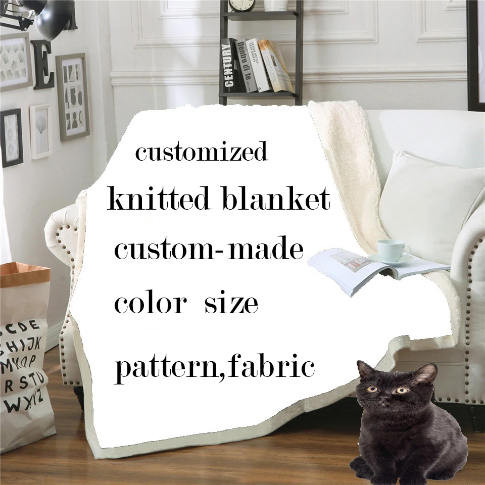 REGINA Personalized Customize Knitted Blanket Brand Top Quality Custom-made Size Color Fabric Pattern For Dropshipping Wholesale
REGINA Personalized Customize Knitted Blanket Brand Top Quality Custom-made Size Color Fabric Pattern For Dropshipping Wholesale