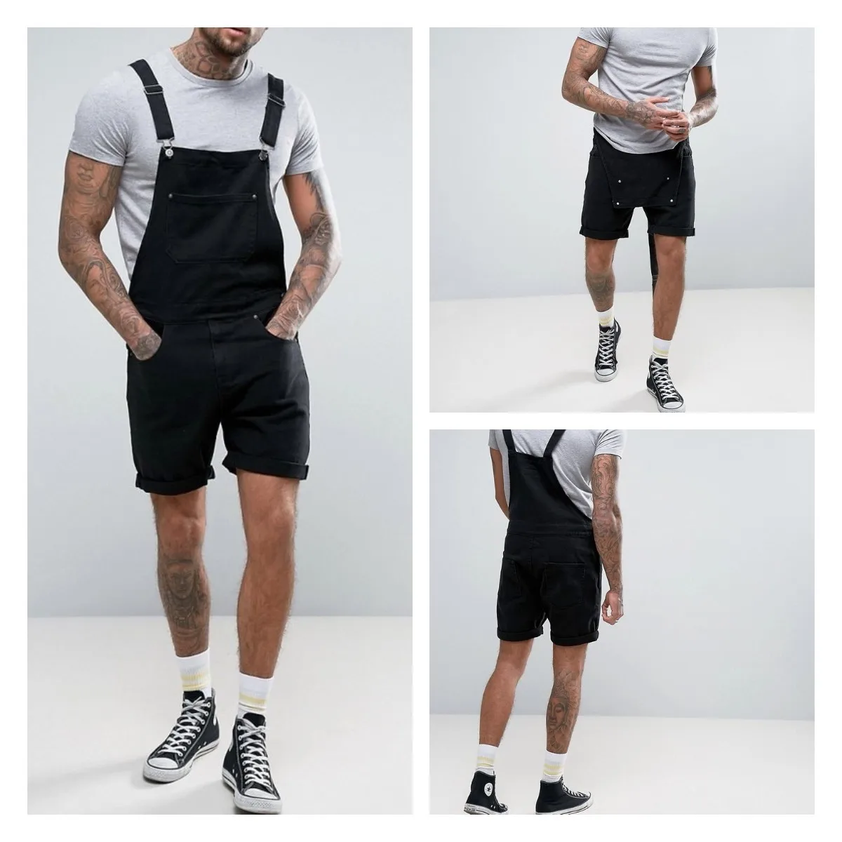 Retro Men Cowboy Black Jeans S-xxxl Sizes Shorts One-piece Working Bib Top Pants Distressed Jeans for Men 2020
Retro Men Cowboy Black Jeans S-xxxl Sizes Shorts One-piece Working Bib Top Pants Distressed Jeans for Men 2020
